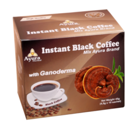 Ayura Instant Fekete Kávé GANODERMA GOMBÁVAL