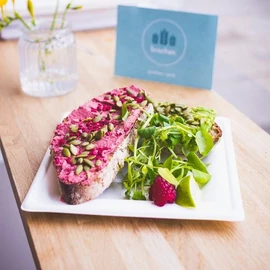 Cukornád tányér, négyszögletes, 25 cm, lebomló