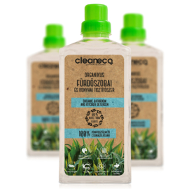 Cleaneco Organikus Fürdőszobai és Konyhai Tisztítószer 1L - komposztálható csomagolásban