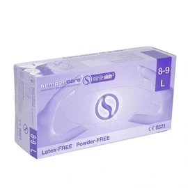 Gumikesztyű Nitril Púdermentes L-es 200db-os Sempercare