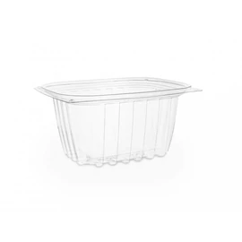 Lebomló ételtároló doboz, PLA, szögletes, 4,73 dl