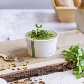 Levestartó 3,4 dl, lebomló PLA és papír