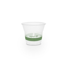 PLA pohár, keskeny, 1,4 dl, lebomló, hideg italokhoz , 1000db