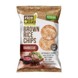 Rice Up Telj.kiőrl.barna rizs chips 60g barbeque (GLM)