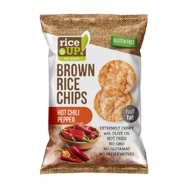 Rice Up Telj.kiőrl.barna rizs chips 60g csípős chili (GLM)