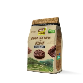 Rice Up barna rizs snack 50g étcsokis (GLM)