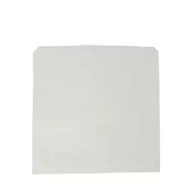 Lapos tasak, újrahasznosított, fehér (17,8 x 17,8 cm)