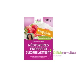 Szafi reform négyszeres erősségű édesítő (negyedannyi 1:4) 500 g