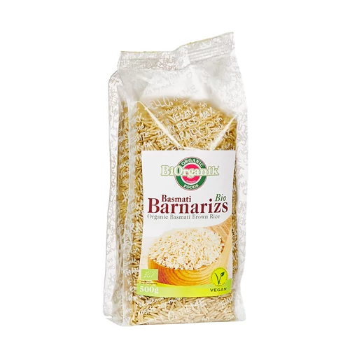 BIO basmati barnarizs 500g