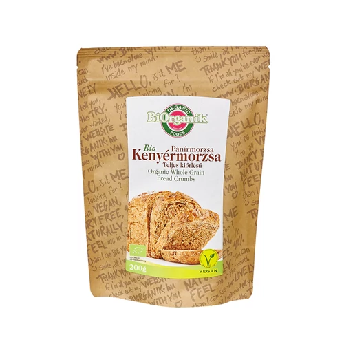 BIO kenyérmorzsa teljes őrlésű 200g