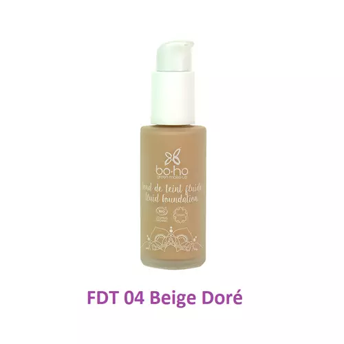 BoHo alapozó krém üvegben - FDT 04  - Beige Doré