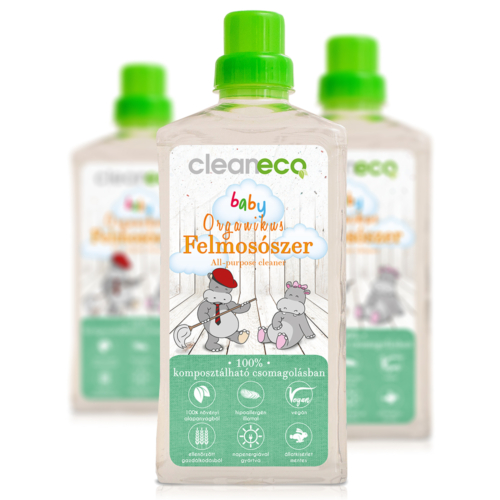 Cleaneco Baby Organikus Felmosószer 1L - komposztálható csomagolásban