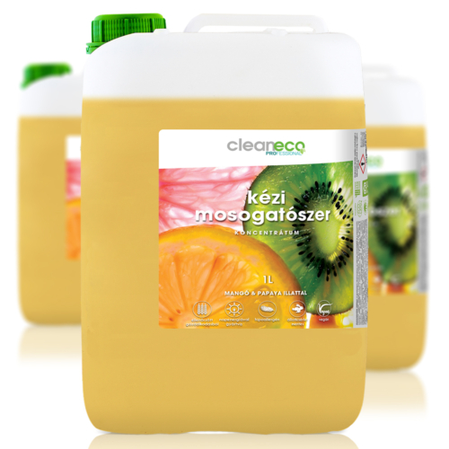 Cleaneco Kézi Mosogatószer koncentrátum - mangó & papaya illattal 5L - újrahasznosított csomagolásban