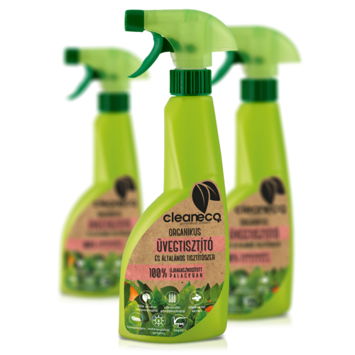 Cleaneco Organikus Üvegtisztító és Általános Tisztítószer 0,5L - újrahasznosított csomagolásban