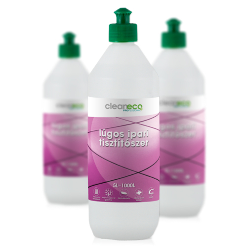 Cleaneco Lúgos Ipari Tisztítószer 1L - újrahasznosított csomagolásban