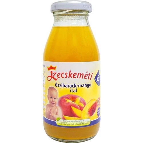 Kecskeméti Őszibarack-mangó 200ml bébiital (min. rendelés 3db)