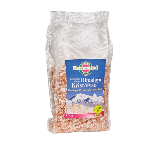 Naturmind Himalaya só, durva rózsaszín 500g