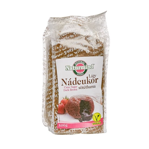 Naturmind lágy sötétbarna nádcukor 500g