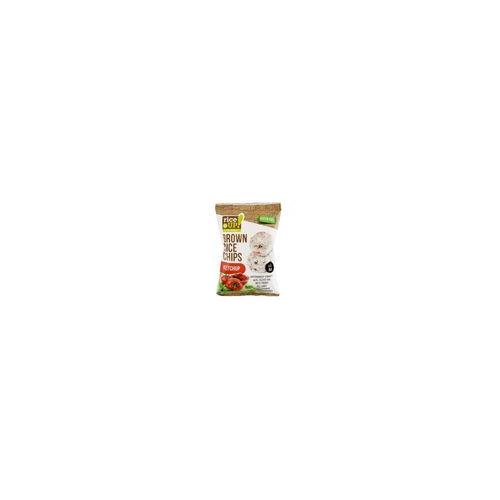 Rice Up Telj.kiőrl.barna rizs chips 60g ketchup ízű (GLM)