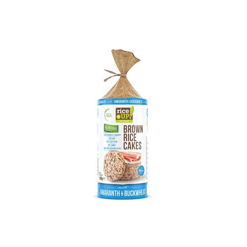 Rice Up teljes kiőrlésű barna rizs szelet hajdinával és amaránttal 120 g
