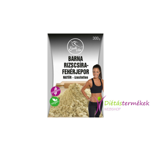 Szafi free barna rizscsíra-fehérjepor natúr- ízesítetlen (gluténmentes, vegán) 300 g