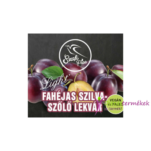 Szafi free fahéjas szilva-szőlő lekvár 350 g