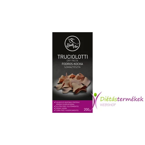 Szafi free fodros kocka - truciolotti száraztészta (gluténmentes, vegán) 200g