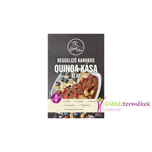 Szafi free reggeliző karobos quinoa kása alap 300 g (gluténmentes, tejmentes, tojásmentes)