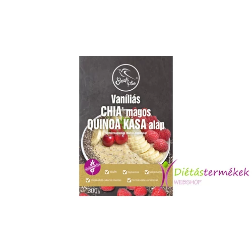 Szafi free reggeliző vaníliás chia magos quinoa kása alap 300 g