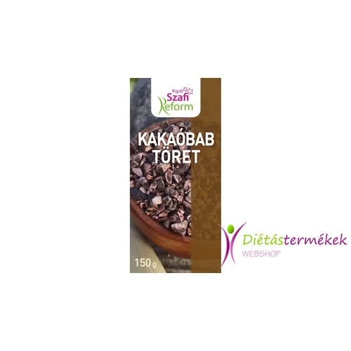 Szafi reform kakaóbab töret 150 g (hozzáadott cukortól mentes)