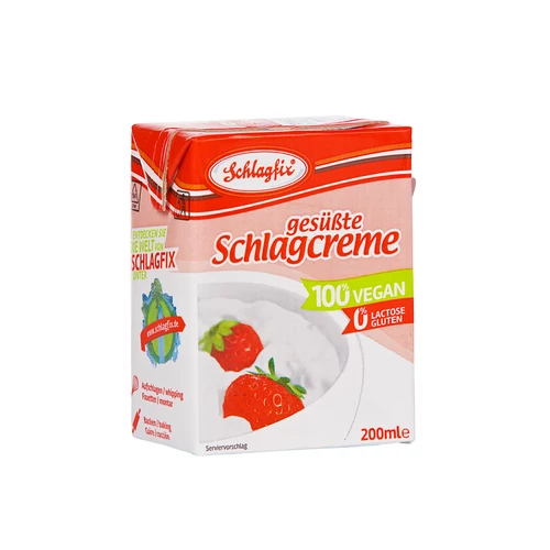 Schlagfix vegan habkrém 15% -édesített 200ml