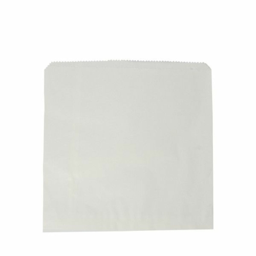 Lapos tasak, újrahasznosított, fehér (17,8 x 17,8 cm)