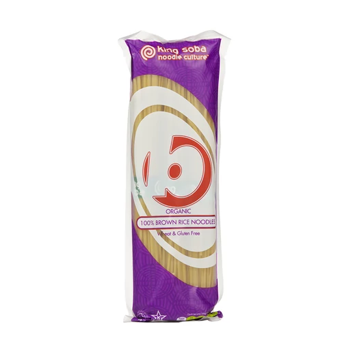 king soba BIO gluténmentes barnarizs tészta 250g