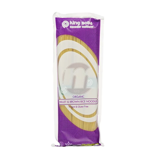 king soba BIO gluténmentes köles-barnarizs tészta 250g