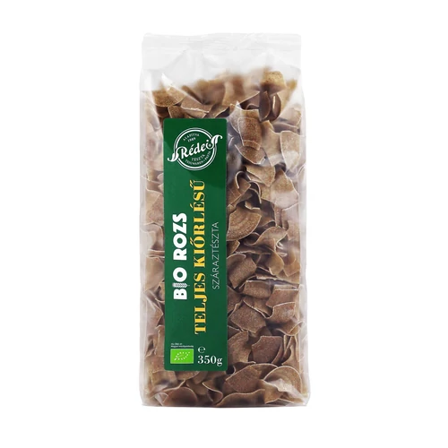 Rédei Bio teljes kiőrlésű rozstészta nagykocka 350g