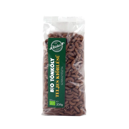 Rédei Bio teljes kiőrlésű tönkölytészta szarvacska  350g     