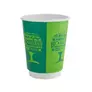 Kép 1/2 - Kávés pohár, 2,3 dl, dupla falú, lebomló, Green Tree , 500db