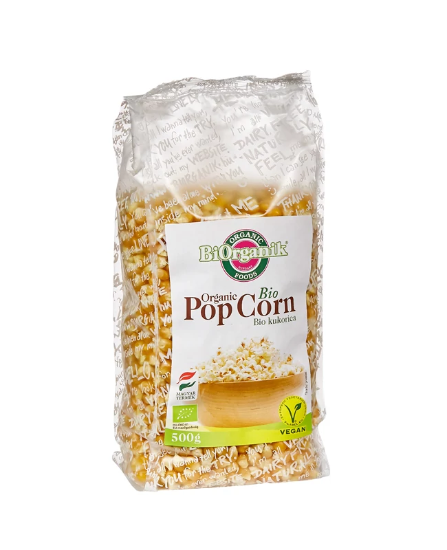BIO popcorn 500g
