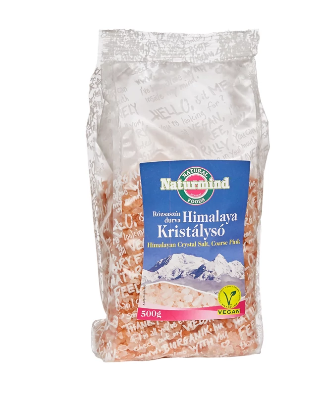 Naturmind Himalaya só, durva rózsaszín 500g