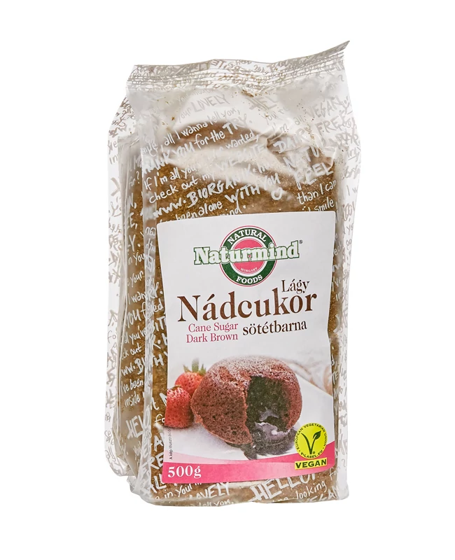 Naturmind lágy sötétbarna nádcukor 500g