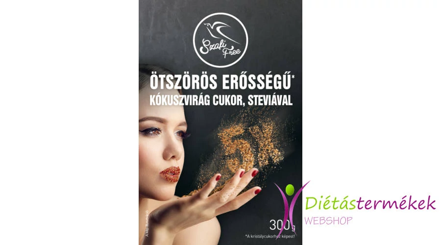 Szafi free ötszörös erősségű kókuszvirág cukor, steviával 300 g