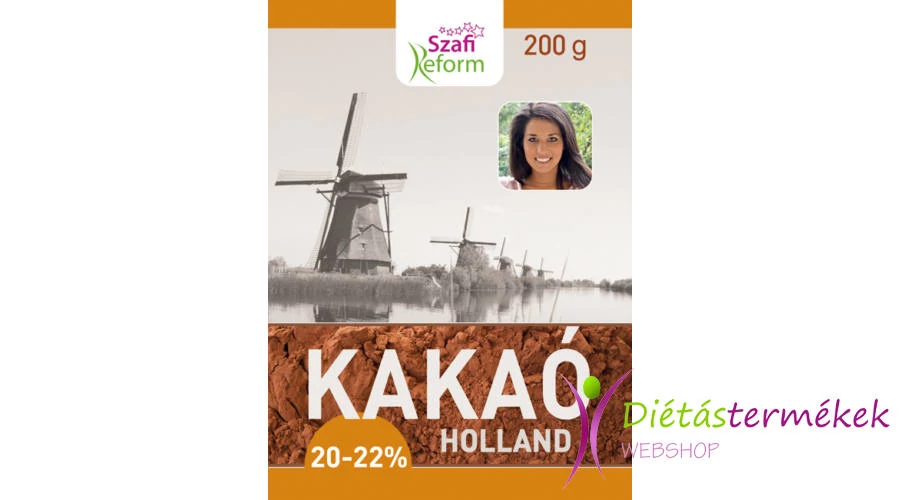 Szafi reform holland kakaópor (20-22% kakaóvaj tartalom) 200 g