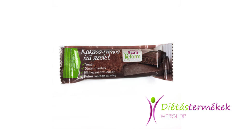 Szafi reform kakaós-rumos ízű szelet 25g