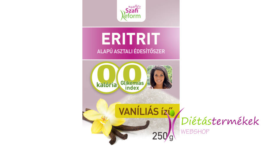 Szafi reform vaníliás ízű eritrit (eritritol) 250 g