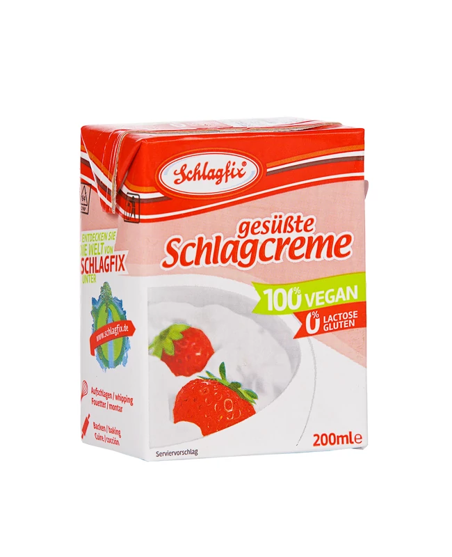 Schlagfix vegan habkrém 15% -édesített 200ml