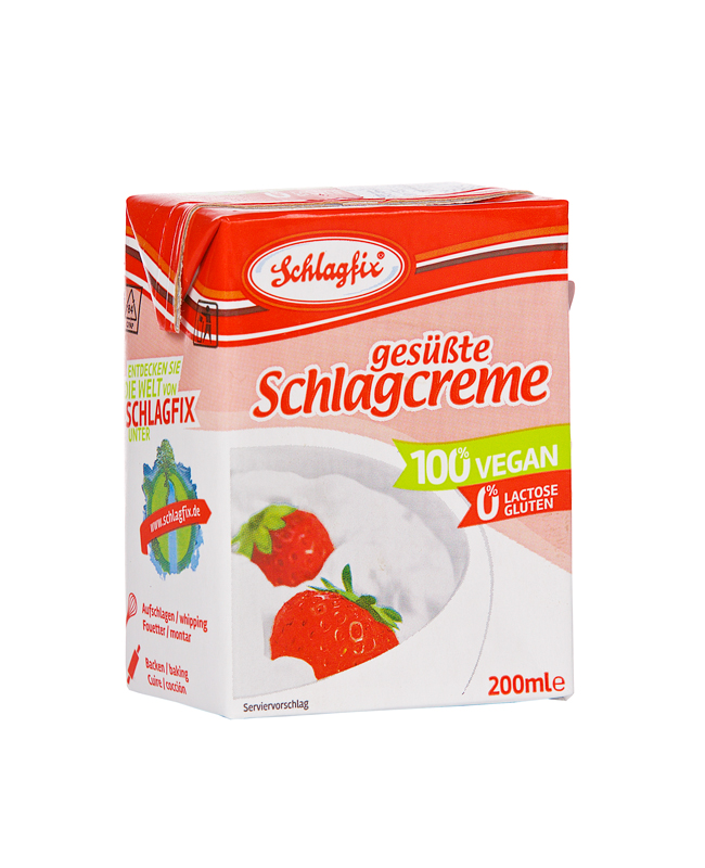 Schlagfix vegan habkrém 15% -édesített 200ml