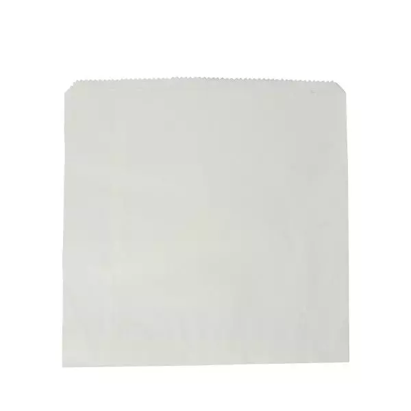 Lapos tasak, újrahasznosított, fehér (21,6 x 21,6 cm)