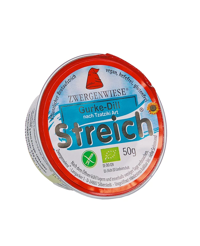 Zwergenwiese BIO pástétom tzatziki uborka-kapor 50g