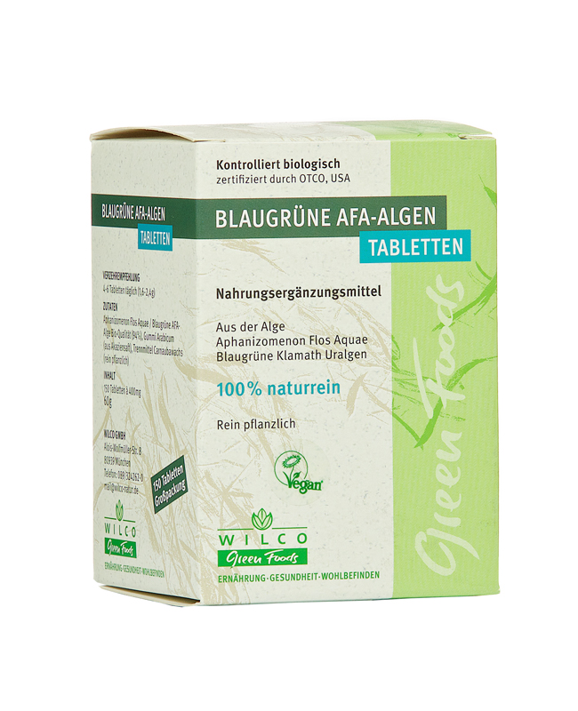 Kék-zöld AFA alga tabletta leveles 150db