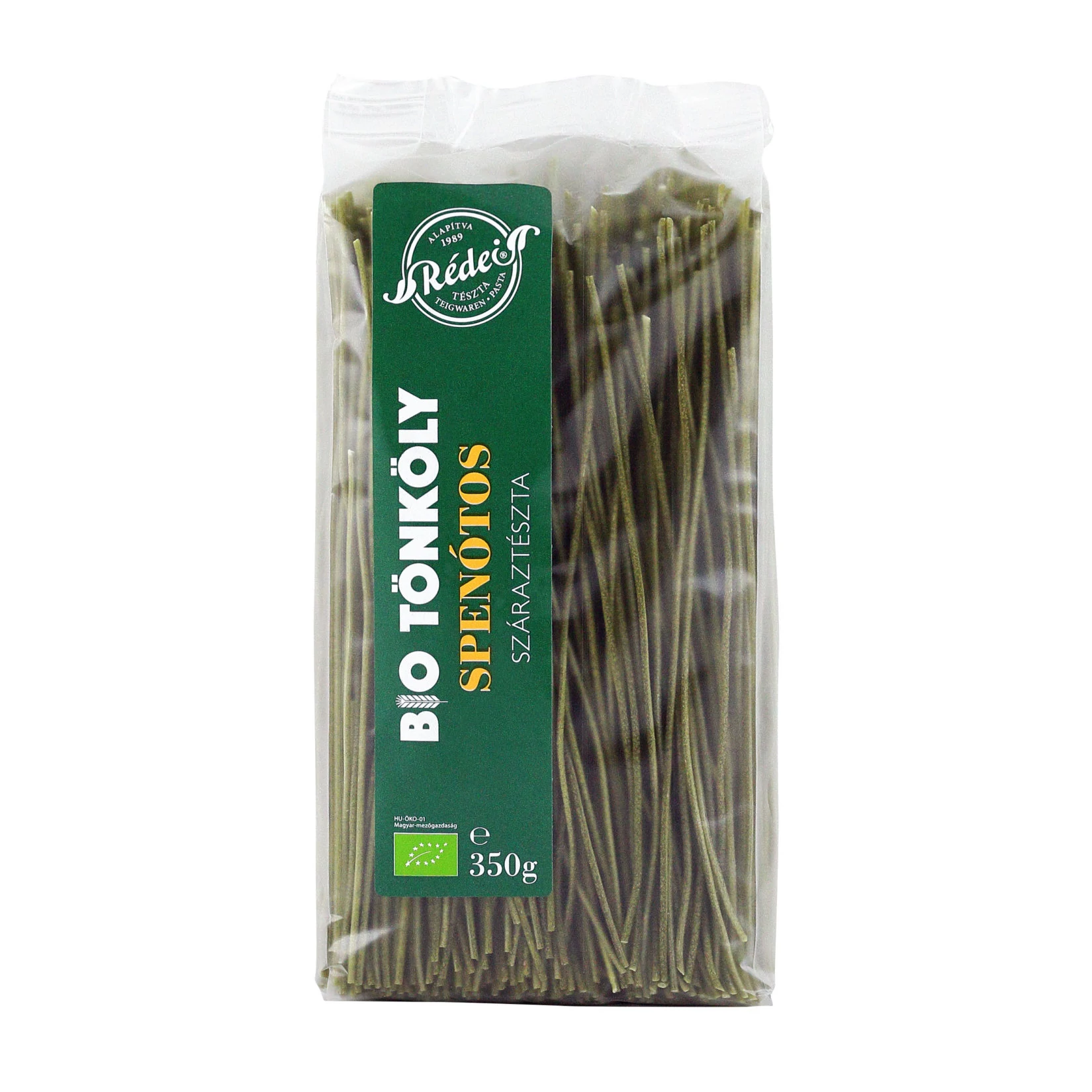 Rédei Bio tönkölytészta spenótos spagetti 350g